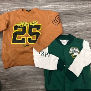 2 shirts size 8 and 7 for kids like new